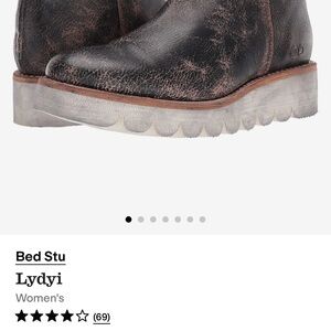 BED|STU Lydyi Black and Brown Ankle Boots